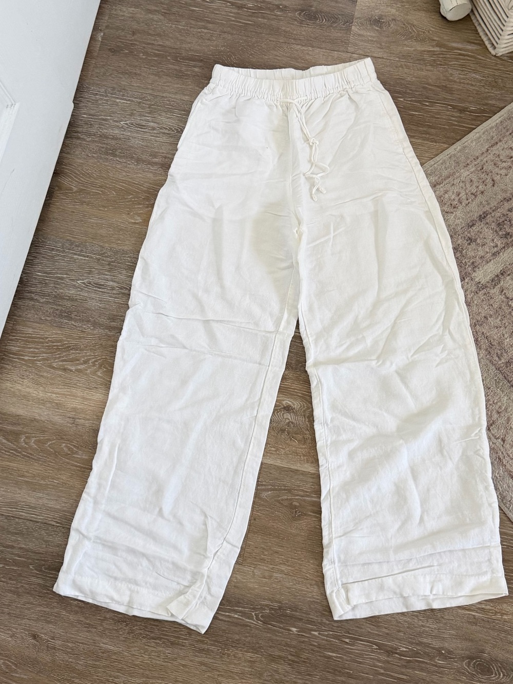White Linen Pants
